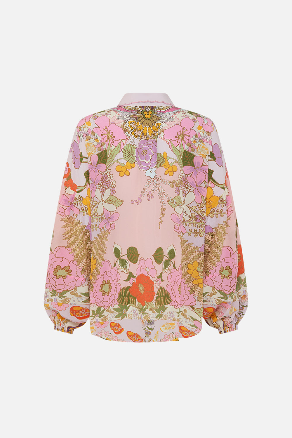 CAMILLA silk shirt in Clever Clogs print