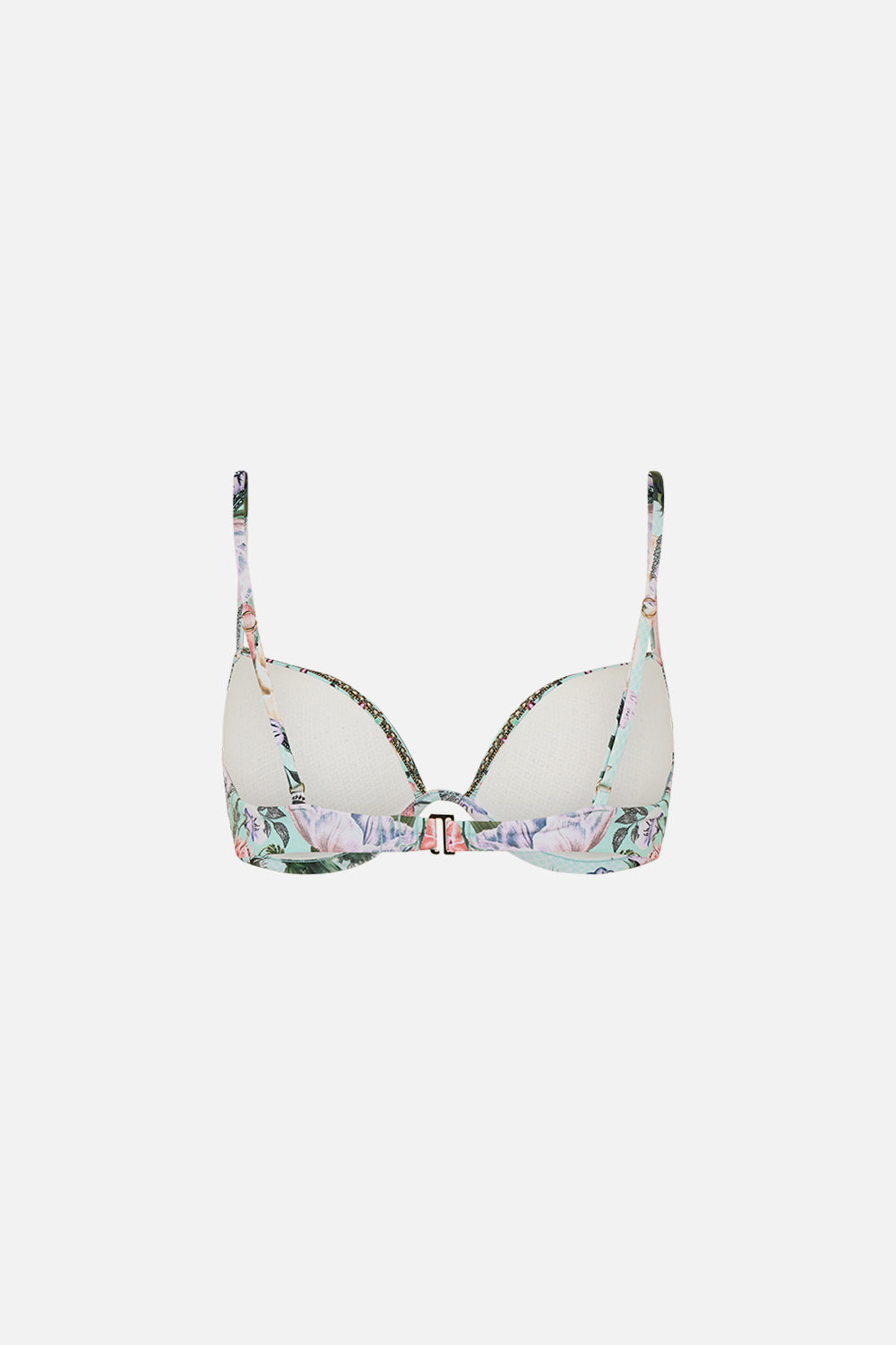 CAMILLA floral continuous wire moulded bra in Petal Promise Land