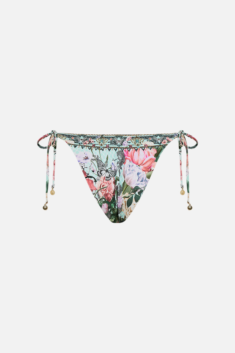 CAMILLA floral side tie skimpy pant in Petal Promise Land