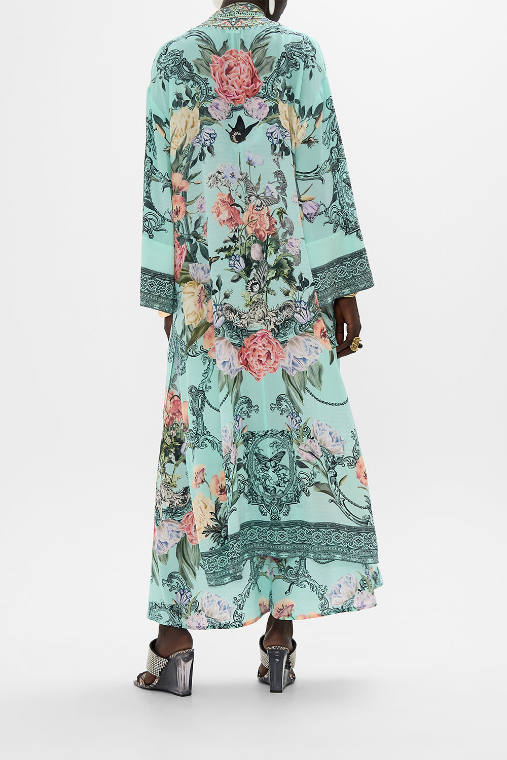 CAMILLA Floral Long Layer with Neckbands in Petal Promise Land