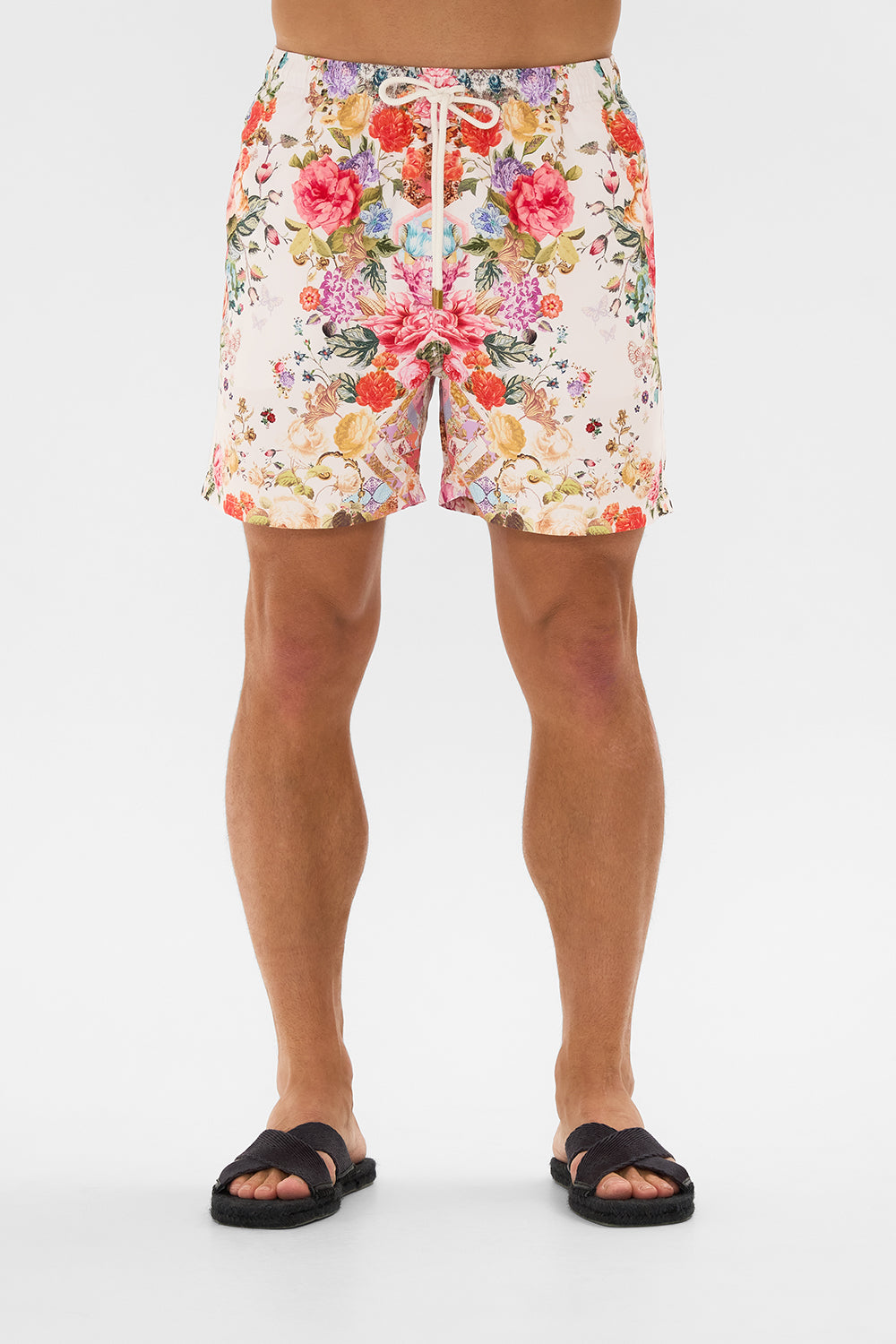 Hotel Franks by CAMILLA floral mid length boardshort in Sew Yesterday