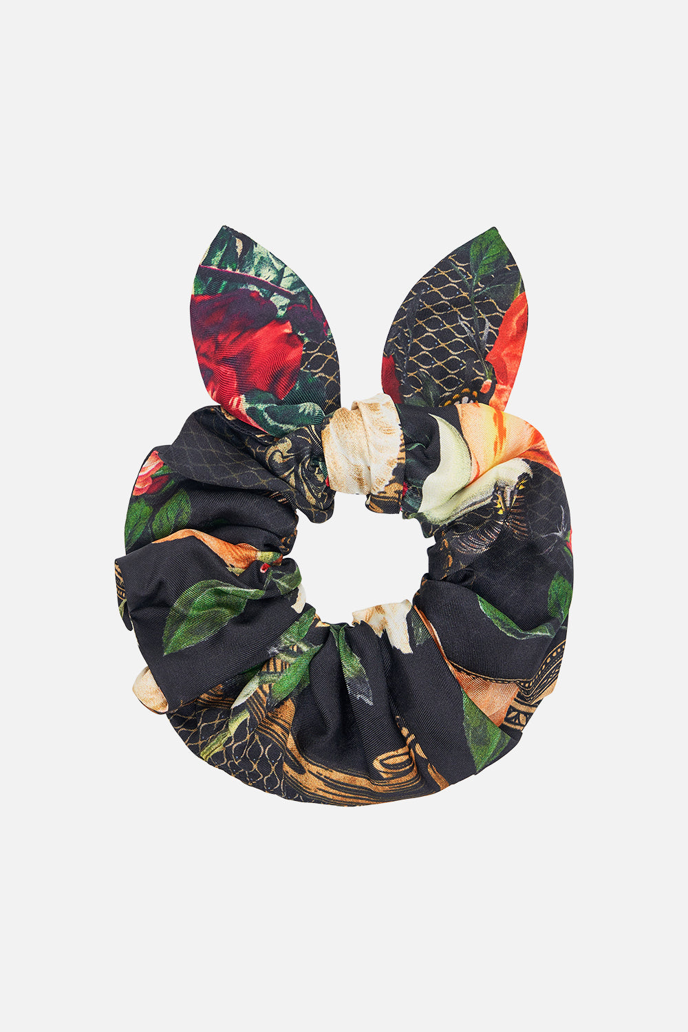 CAMILLA floral scrunchie in Magic in the Manuscripts