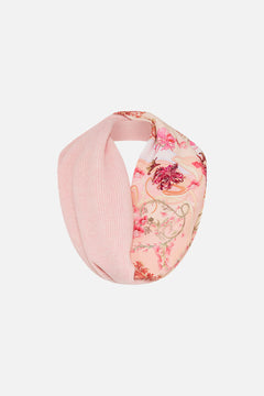 CAMILLA floral double-sided scarf in Blossoms and Brushstrokes