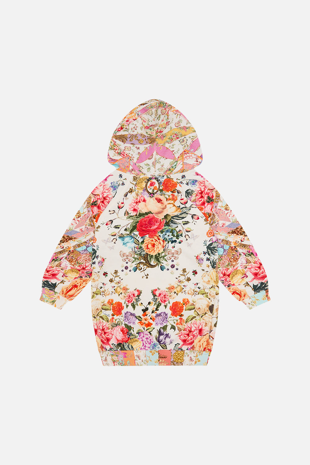 Milla by CAMILLA floral kids hoodie dress (4-10) in Sew Yesterday