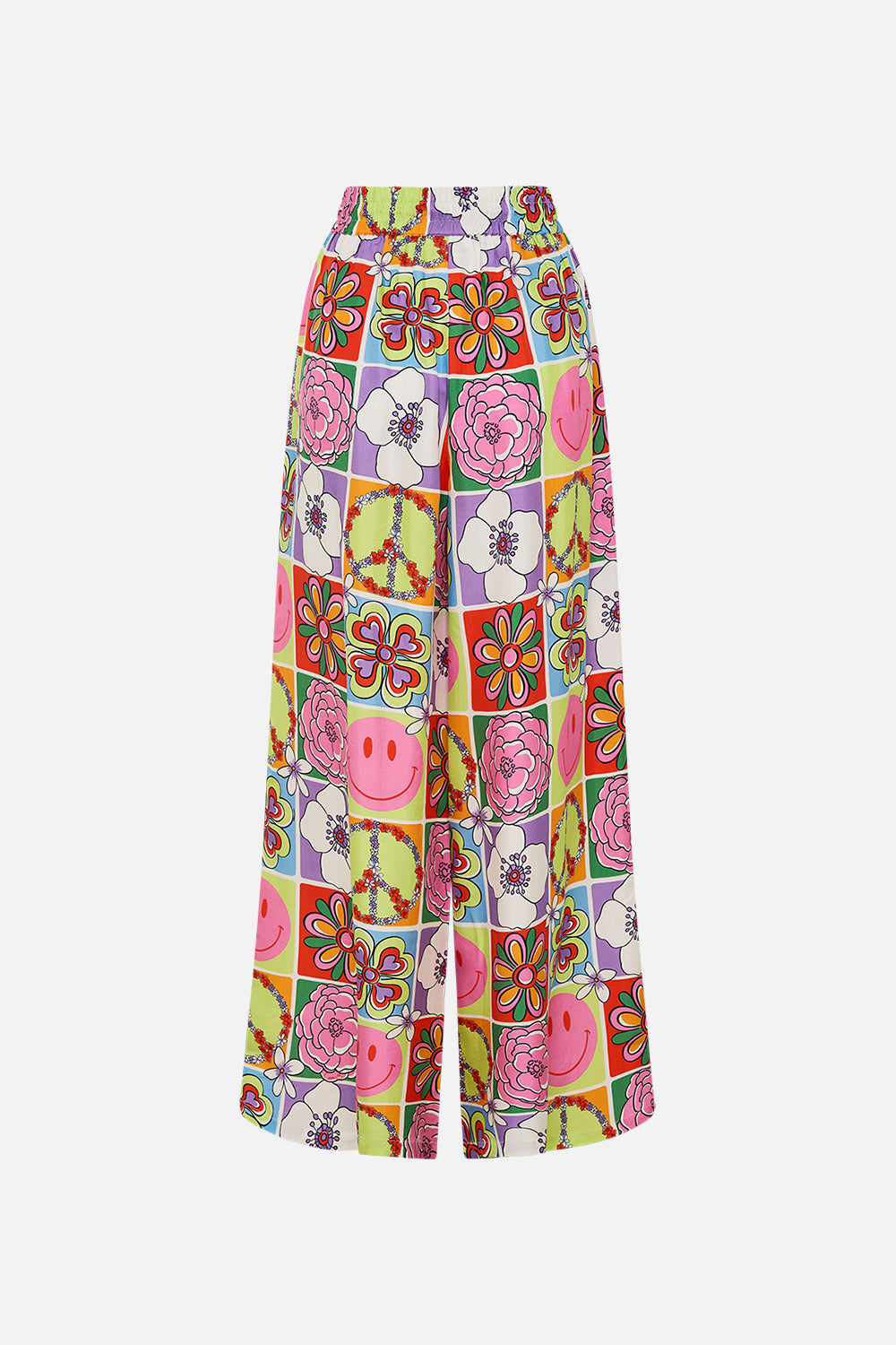 CAMILLA floral Straight Leg Pant in Cosmic Prairie