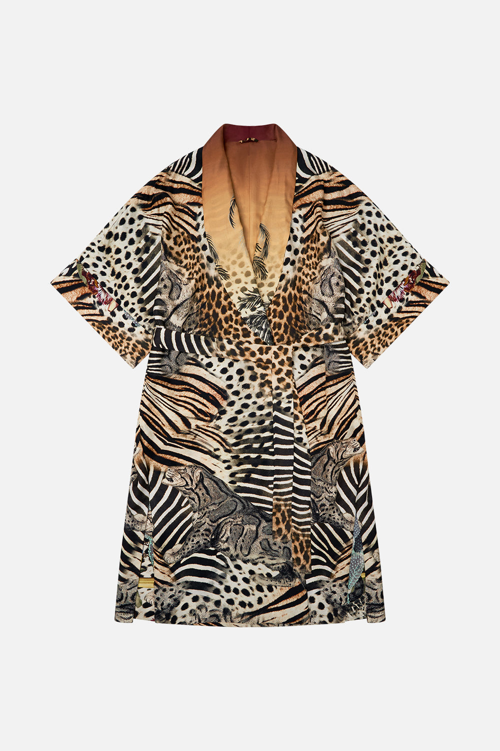 LONG LINE REVERSIBLE ROBE FOR THE LOVE OF LEO